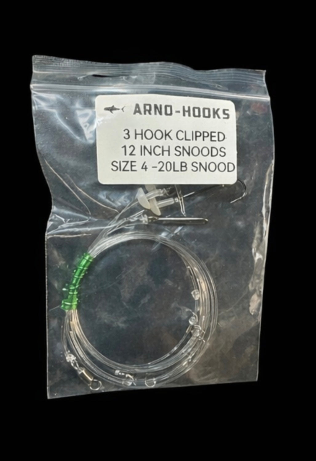 3 hook clipped rig 12in s2