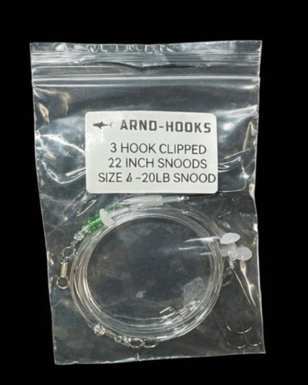 3 hook clipped rig 12in s2